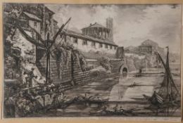 Piranesi, Giovanni Battista (1720-1778), Veduta delle antiche Sostruzioni fatte da Tarquinio Superbo