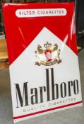 Emailschild Marlboro (Rarität) Nr. 13/50 aus dem Jahr 1991. Die Serie wurde produziert aber nie