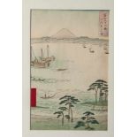 Hiroshige, Utagawa (1797-1858), Kazusa, Kuroto-no ura, aus der Serie: Fuji sanjurokkei (36 Ansichten