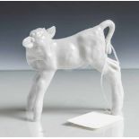 Figurine, "Kalb", Meissen, blaue Schwertermarke, Entwurf 1934 von Willi Münch-Khe, Modellnr. A.1254,