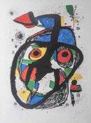 Miro, Joan (1887-1985), Komposition, Offsetdruck auf Papier, im Druck sign. u. num., ca. 80 x 59 cm,