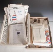 Sehr umfangreiche Sammlung von Briefmarken, Erstagsblättern und -briefen. Vornehmlich Deutschland