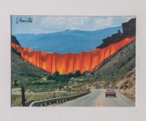 Christo (geb. 1935) und Jeanne-Claude (1935-2009), "Valley Curtain, Colorado", 1972, Multiple, re.