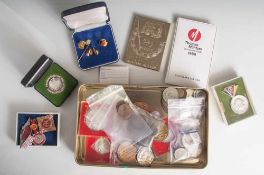 Posten Münzen und Medaillen, Deutsche Demokratische Republik, Umlaufgeld (10 Mark, 5 Mark, 2 Mark, 1