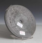 20 Metalllochplatten für Drehorgel im Durchmesser ca. 16,5cm.