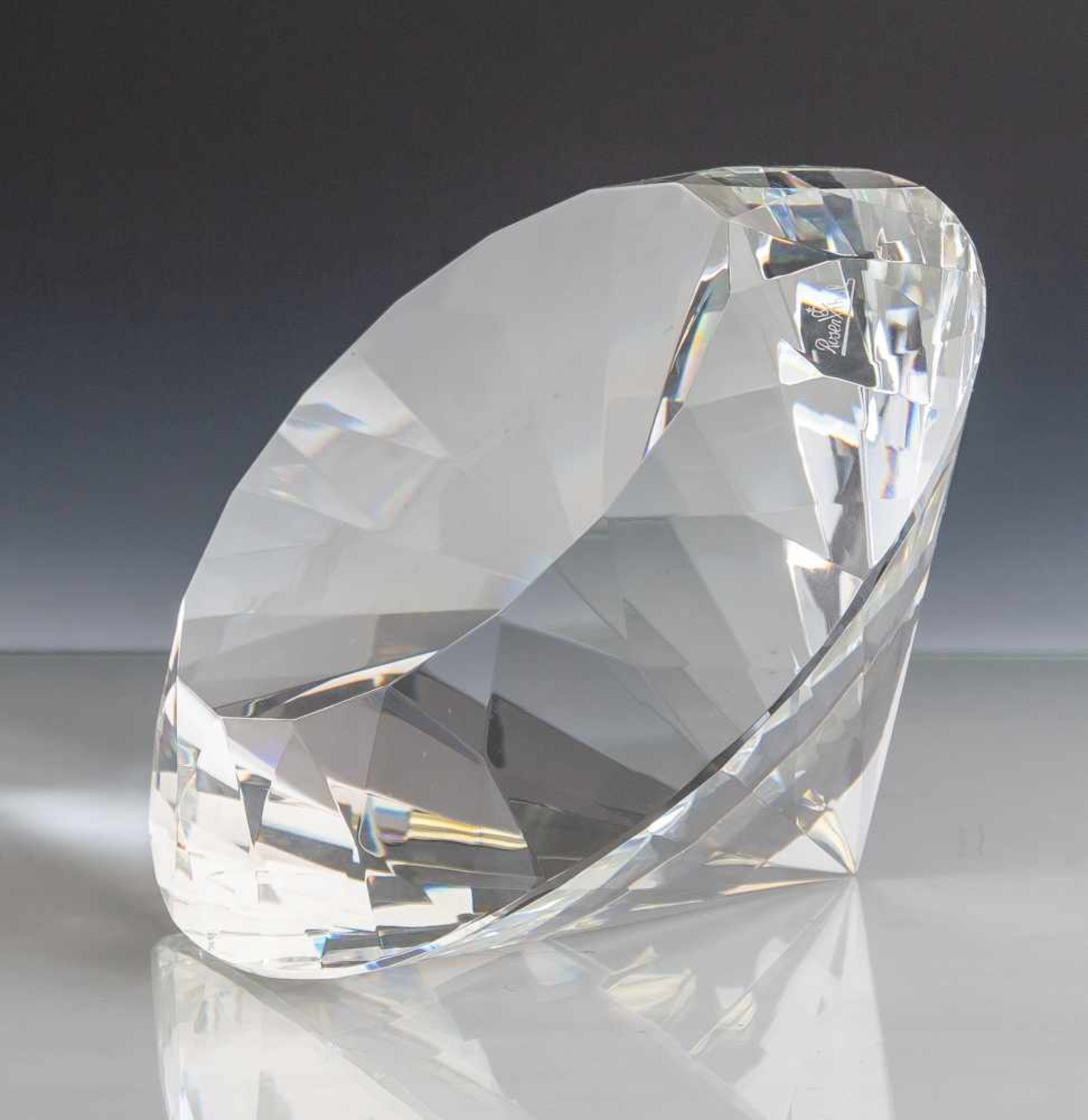 Großer Rosenthal Kristalldiamant