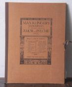 Max Klinger 1857-1920, Mappe Armor und Psyche zu Apulejus Märchen Mappe 1 mit 15 Vollbildern, 1