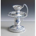 Kerzenhalter, Franz Anton Mehlem/Bonn, Manufakturmarke, Preßnummer 1174, Keramik, Krakeleeglasur,