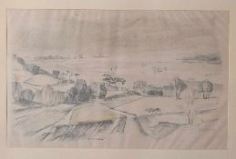 Matzat, Gerhard (1921-1994), Landschaft, Lithografie, re. u. sign. "Matzat", li. u. num. "9/20". Ca.