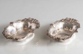 2 kleine Schalen, Tiffany & Co., Sterling, gemarkt: Tiffany & Co., 16349 Makers 2203, Sterling