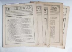 Fünf Zeitungen, "Mitteilungen des Vereins der Offiziere des ehemaligen 2.Rhein. Feldartillerie-
