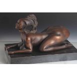 Fuchs, Ernst (1930-2015), "Die Sphinx", Wien, Bronze, Ventura Arte No. 120/1000, montiertauf