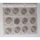 Konvolut von 12 10 DM Sondermünzen, Olympiade.