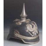 Pickelhaube für Offiziere um 1900 Preussen, wohl für die Dragoner Regimenter Nr.3-6,10,12,15,16;