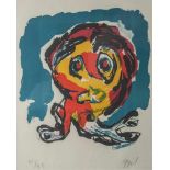 Appel, Karel (1921-2006), Ohne Titel, 1966, Farblithographie, No. 50/75, handsign. Ca. 49x 62 cm.