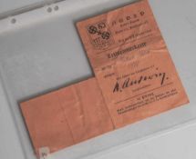 Teilnehmerkarte NSDAP-Hitlerjugend Bann 117, Tag der HJ, Mainz 1936.