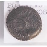 1 römische Münze, Postumus IMP X COS V AGK 32, Kölner Abschlag.
