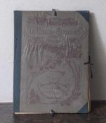 Mulier, Etienne, "Lettres et enseignes Art Nouveau", um 1900 mit 28 farb. Tafeln, Gr. 44 x33 cm,