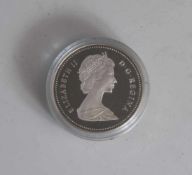Canada Dollar, Détroit de Davis Strait 1587-1987, polierte Platte.