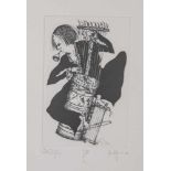 Degenhardt, Gertrude (geb. 1940), Blatt aus Da Capo (1991), Lithographie, No. 17, bez.,handsign. Ca.