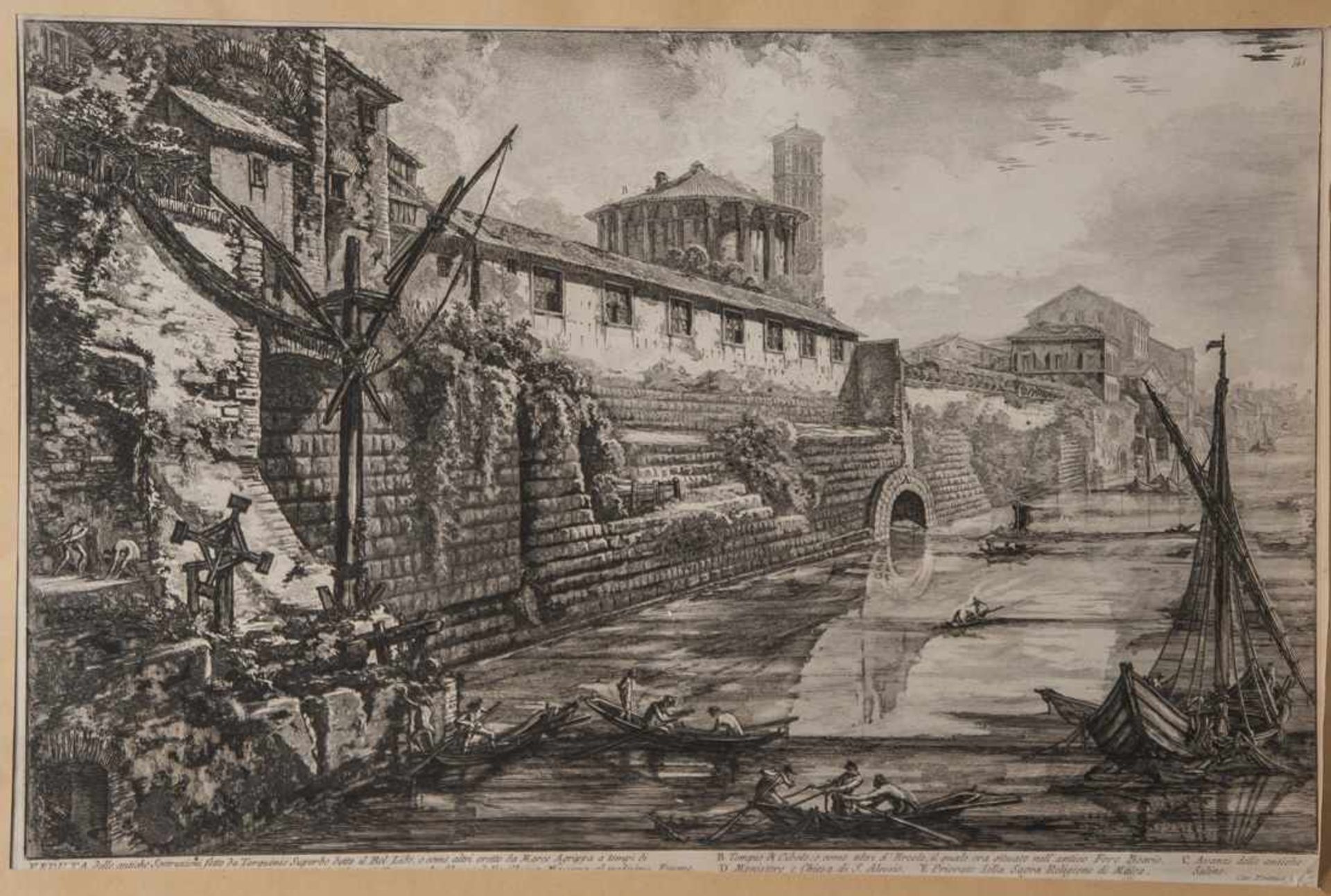 Piranesi, Giovanni Battista (1720-1778), Veduta delle antiche Sostruzioni fatte daTarquinio