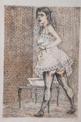 Schütt, Franz Theodor (1908-1990), Titel "Morgentoilette", 92/100 Ex., Lithogr. handsign.dat.