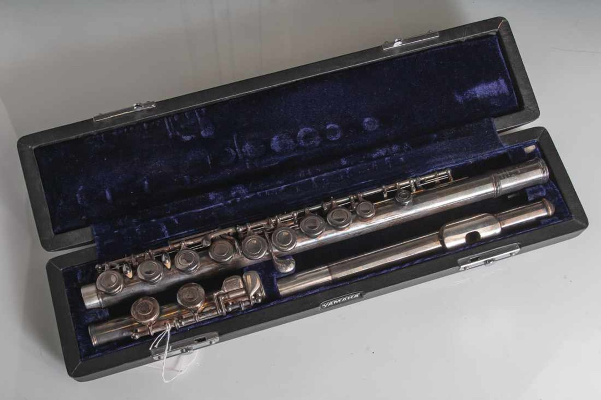 Querflöte, Yamaha YFL 43, Silber in Originalbox, kaum benutzt, Silber angelaufen.