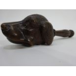 Wooden Dog nut cracker