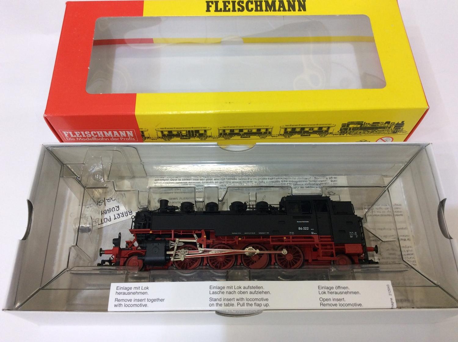 H0 Steam Locomotive BR 86 522 DRG Fleischmann 4088 K DSS OVP