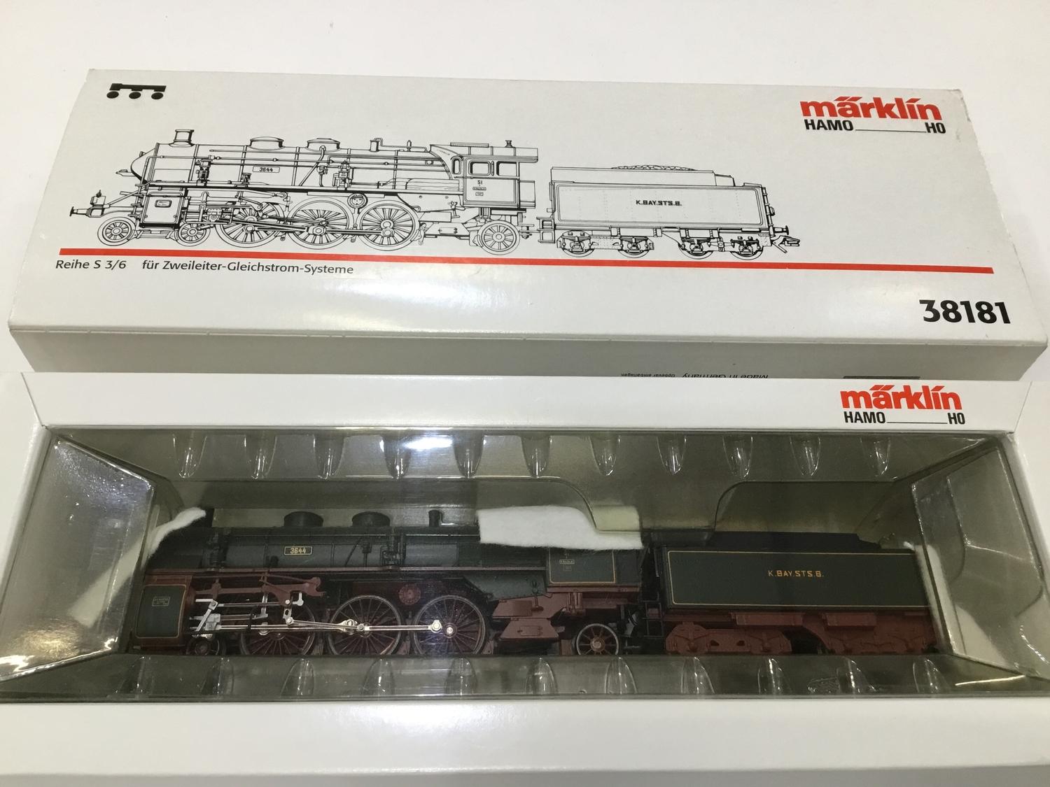 Märklin Hamo h0 – 38181 Steam Locomotive Series S 3/6