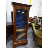 A Victorian walnut side cabinet