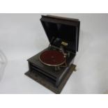 Vintage Regal gramophone player