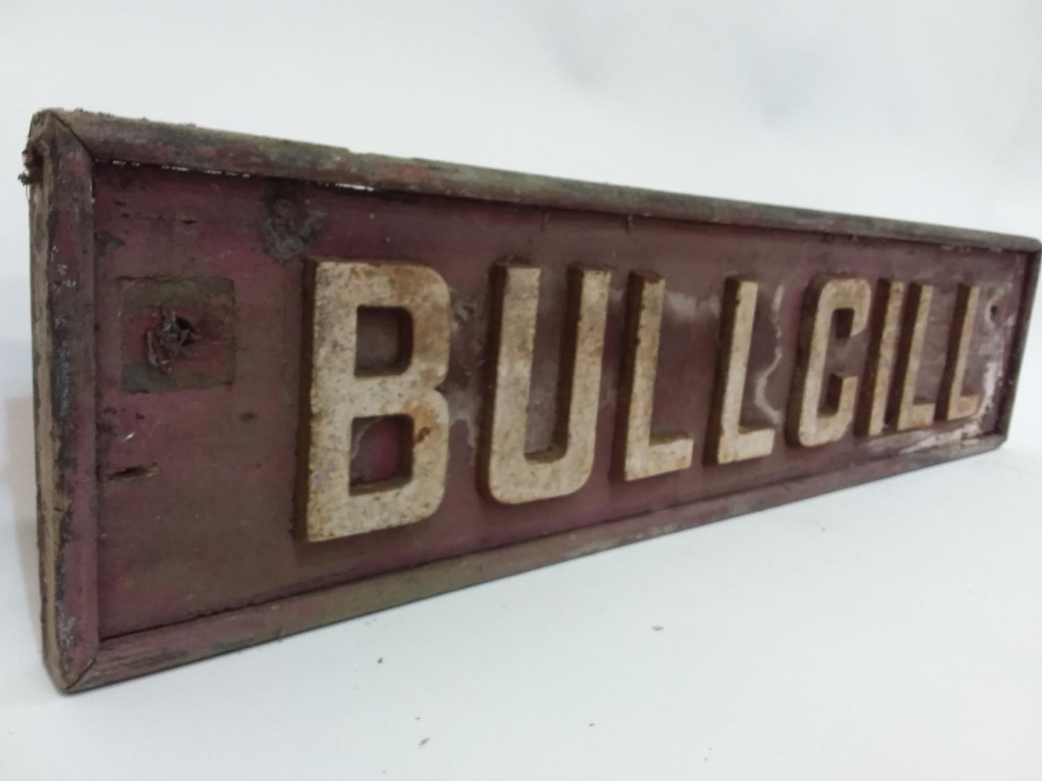Great Western Railway signal box name board - Bullgill - Image 3 of 3
