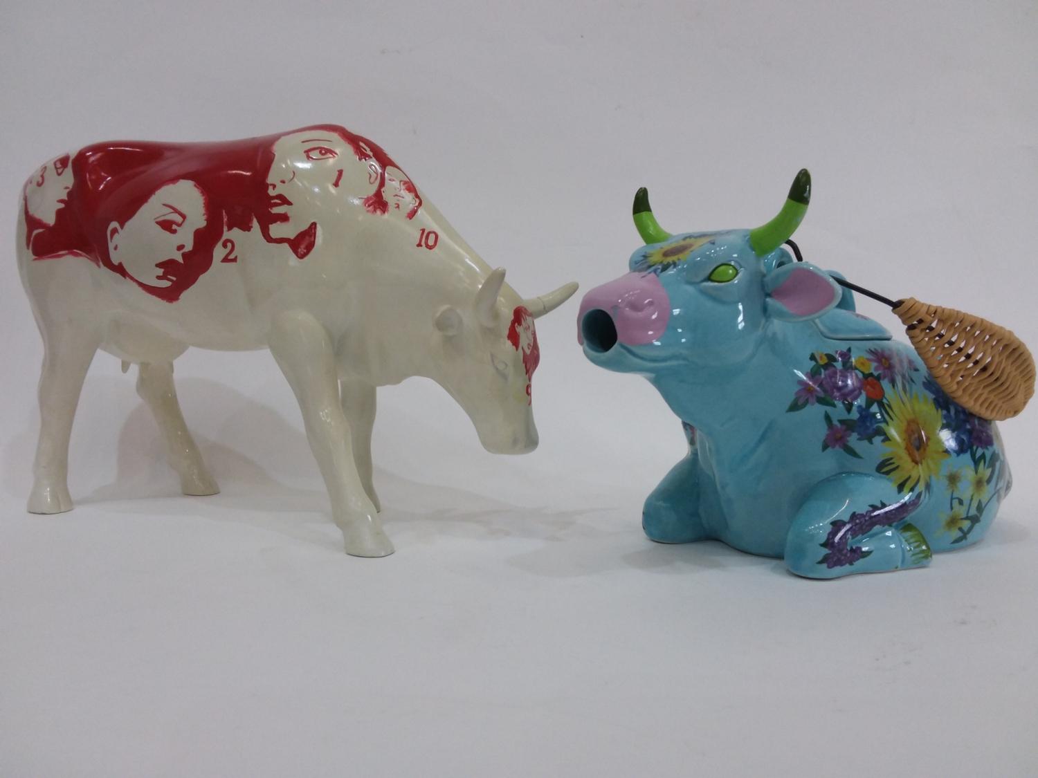 2 Ceramic cows - Image 3 of 3