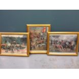 Set of 3 Neapolitan battle scene prints - by Jamie's Thornton