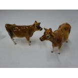 2 x John Beswick cows