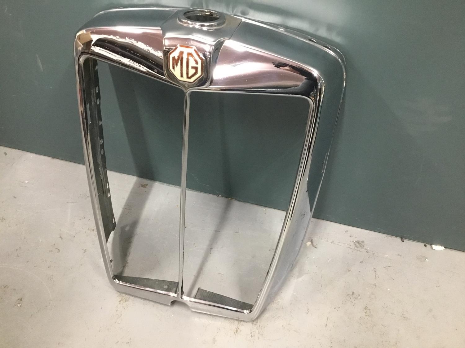 Outer casing for 1950's MG radiator grill