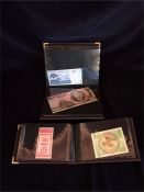 Two albums of worldwide banknotes (approx. 70)