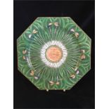 A 19th Century Butterfly themed Chines plate