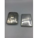 Two cigarette cases