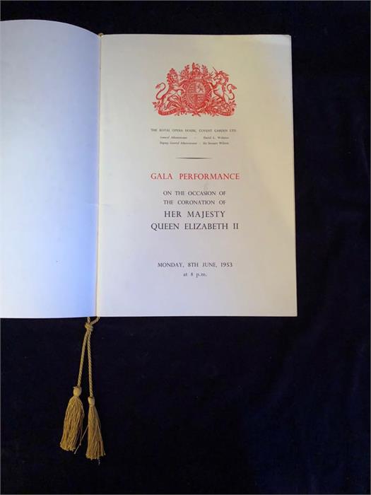 A Royal Opera programme 8th June 1953 Gala Performance of Gloriana - Image 3 of 5