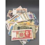 A selection of 300 mixed banknotes 1914-2017