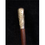 A silver topped swagger stick (AF broken tip)