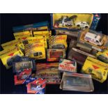 A Boxed selection of twenty two die cast toys