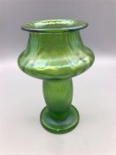 Loetz Crete Rusticana Iridescent Glass Vase c.1900 155mm Height