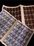 Two sheets of Guernsey stamps 1969