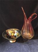 Two pieces of collectable glass