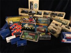 A large selection of diecast toys to include Corgi, Matchbox etc.