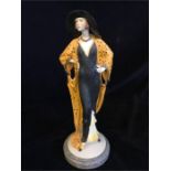 A Royal Doulton Classique figure on a stand 'Annabel'