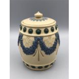Royal Doulton Lambeth stoneware tobacco jar